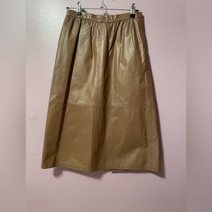 Ladies Genuine leather skirt